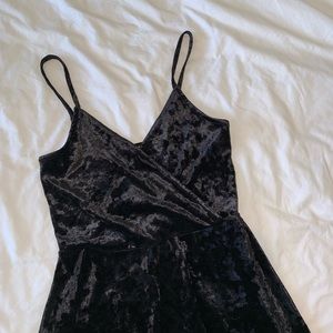 American Rag Crushed Velvet Little Black Dress